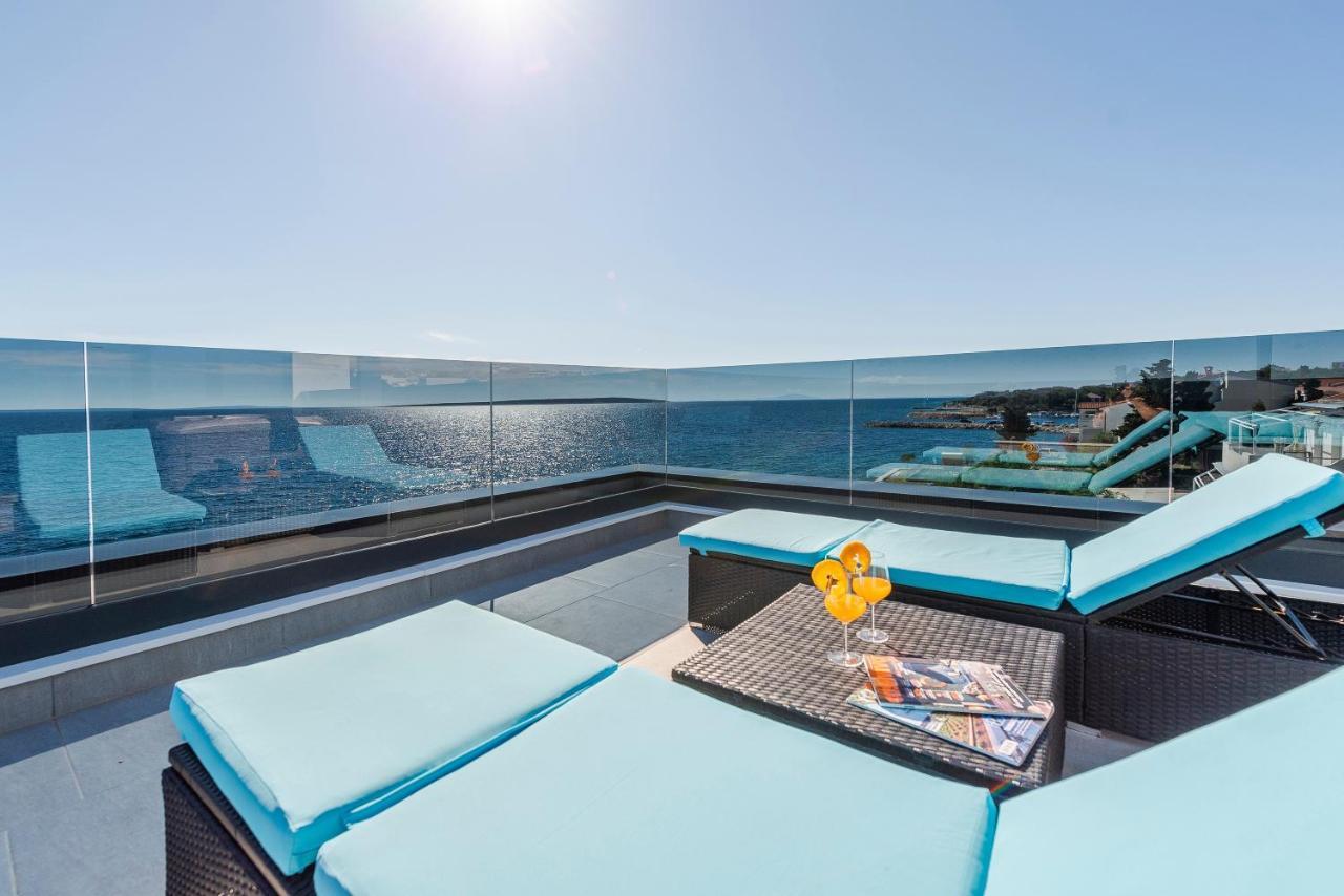 Mediteran Luxury Penthouse With Jacuzzi Mandre Ngoại thất bức ảnh